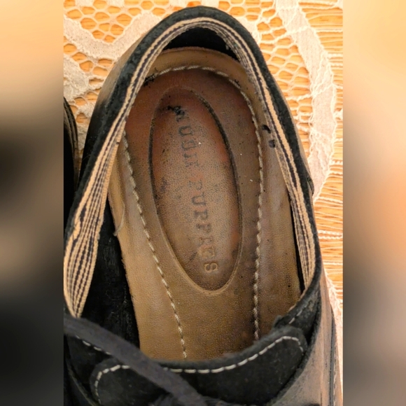 Vintage Hush Puppies 6.5 Women's Leather and Suede Oxfords - Picture 11 of 11